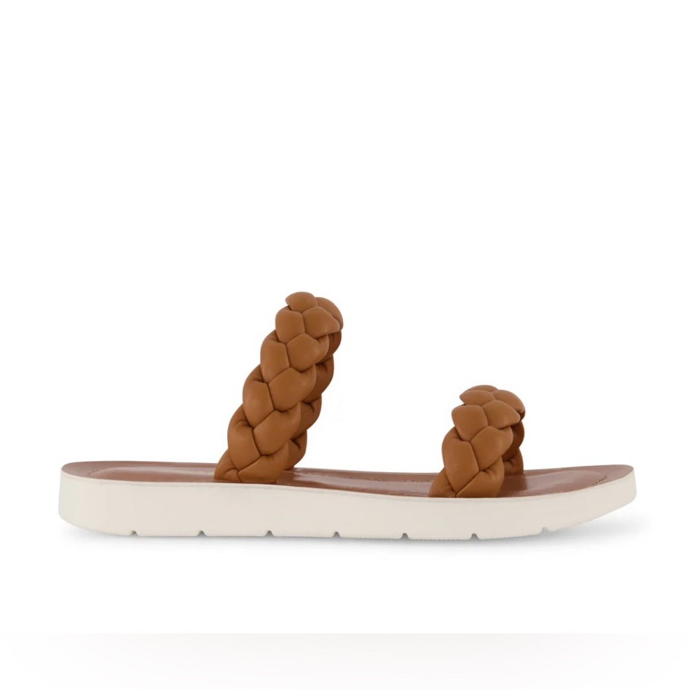 Cushionaire Isla Braided Two Band Sandals